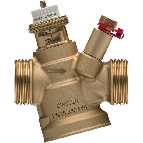 Danfoss Valvola di regolazione indip, dalla pressione ABQM 4,0 DN20, 110-1100 l/h, m, Nipplo di mis, 1''AG, 003Z8203