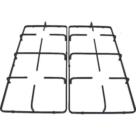 Cooker Gas Hob Pan Support Stand 230mm x 475mm Pack of 2