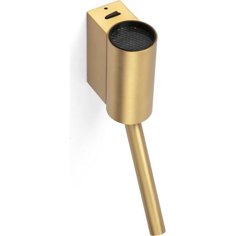 DANTE Aplique con lector oro LED 5W/3W 2700K (1/2)