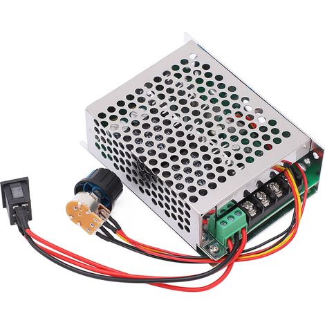 Variateur de vitesse PWM pour moteur à courant continu, module de contrôle de rotation bidirectionnelle, inverseur de sens avant/arrière, régulateur haute intensité 10-50V DC (1/5)