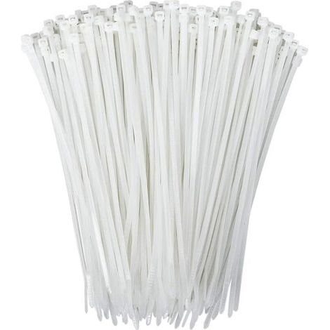 250pcs Cable Ties Plastic Nylon Zip Wire Tie Wraps Resistant For Indoor Outdoor Multi-Purpose Use (250pcs )