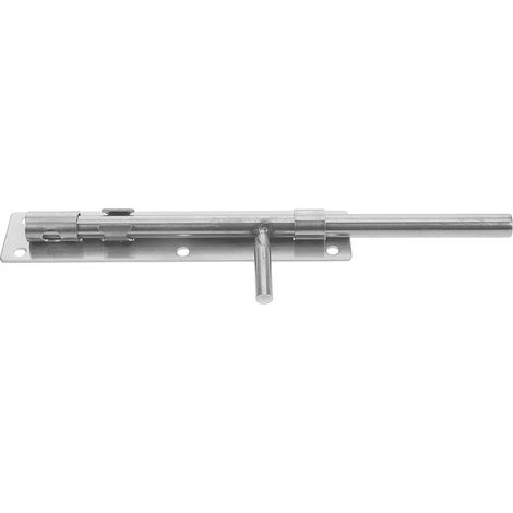 Loquet Coulissant en inox pour Porte-fenêtre, Verrou Argenté (1/5)