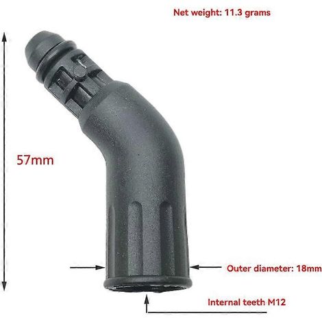 M12 Adapter & Dampfbürste für Kärcher Dampfreiniger Zubehör Ersatzteile Dampfadapter Ausziehbare Teile (1/5)