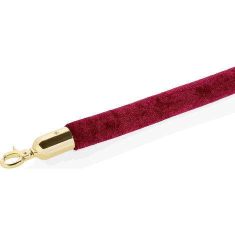 Corde de Barrière en Acier Inoxydable bordeaux violet L 1500 mm Ø 32 mm - Was Germany