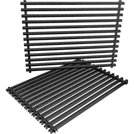 Grillrost 44 x 30 cm 7525 für Weber Spirit I & II 300 Serie E-310, E-320, S-310, S-320, Spirit 700/900, porzellanemailliert, Ersatzteil 7525 7527 7638 7639 (1/5)