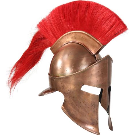 Teenpull – Griechischer Krieger-Helm Antik Replik LARP Kupfern Stahl (1/5)