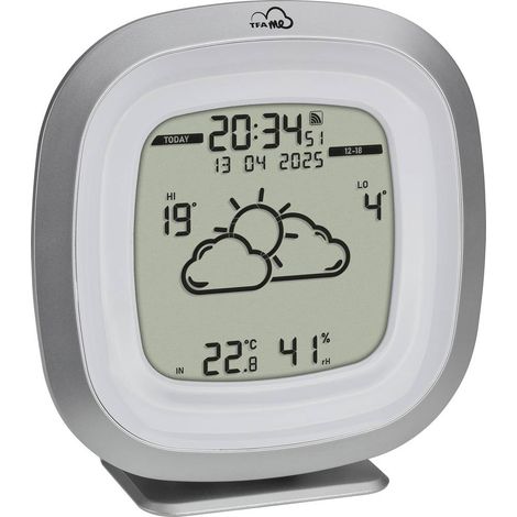 TFA Dostmann TFA.me ID-03 35.8101.54 Stazione meteo WLAN Previsione per 4 giorni Numero di sensori max. 5 (1/5)