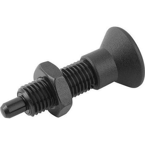 KIPP Arretierbolzen M20x1,5 Form H Stahl gehärtet Thermoplast (1/3)