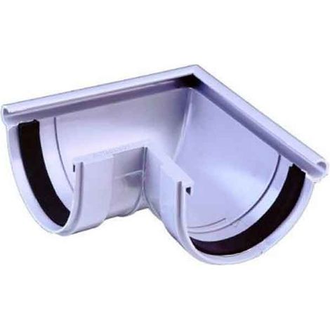Ángulo Exterior Gris PVC Canalón Ferroplast  Canalon: 25Ø
