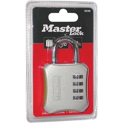 Cadenas à combinaison Master Lock 653EURD Couleur - Bleu