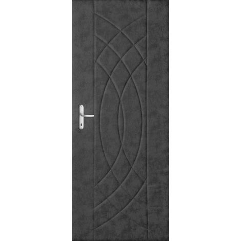 Tapicería de puerta Elle 21 gris de 95 cm (1/4)
