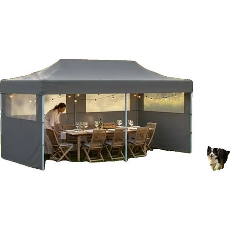 Tienda de campaña plegable, material resistente, fácil montaje con estructura, color verde militar. (1/2)