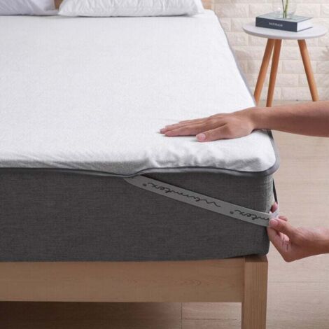 Protège Matelas Imperméable  120 x 200 cm  Housse Protection Lit Adulte et Enfant  Alèse Respirante 120x200, Anti-Acarien, Hypo-Allergénique