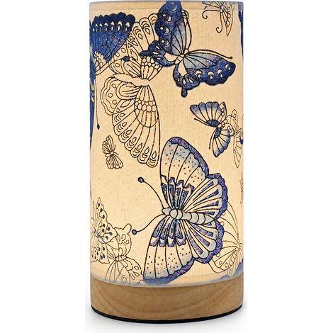lampe de table en tissu bleu pour la maison au quotidien (1/5)