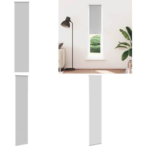 vidaXL Verdunkelungsrollo Hellgrau 50x230 cm Stoffbreite 45,7 cm (1/5)