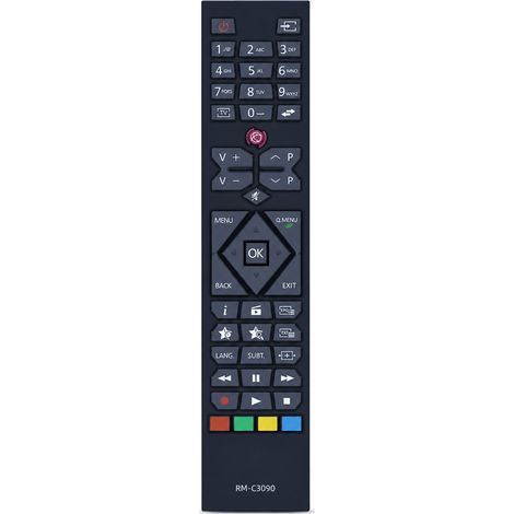 Telecomando TV compatibile con Hitachi e JVC RM-C3090 RC4862, 24HYC05 32HBC0 (1/5)