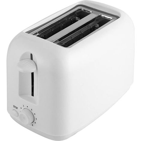 Küchengeräte – Elektrischer Toaster – 6 Bräunungsstufen – Für 2 Brotscheiben – Mit Krümelschublade (1/5)