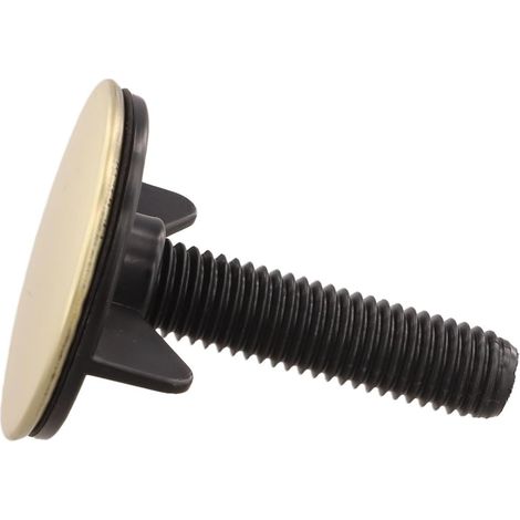 Cache-trou d'évier de cuisine en acier inoxydable de 45 mm avec bouchon de trou de robinet doré, poignée filetée et joint torique d'étanchéité pour la prévention des fuites et la protection (1/5)