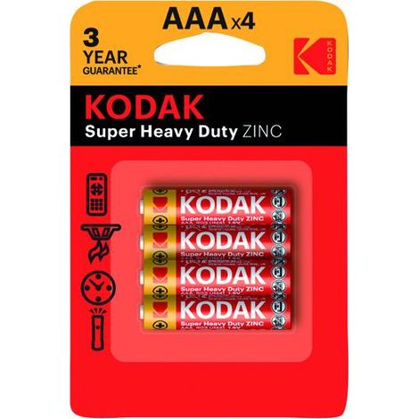 Pila Kodak Zinc Heavy-duty Ministilo 4PZ AAA