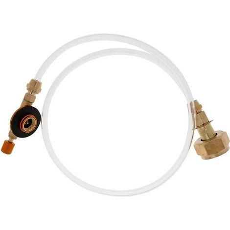 Adaptateur De Remplissage Gaz - Pour Transfert Essence Et Recharge Propane - Compatible Réservoir Plat - 1 Pièce (1/5)
