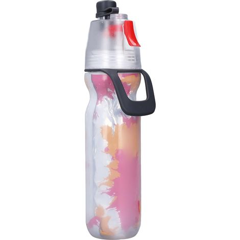 24oz Mist Bottle, Double-Walled Insulated Sports Bottle, Reusable, with Spray Function, for Gym, Outdoor Travel, Refreshing Hydration (1/5)