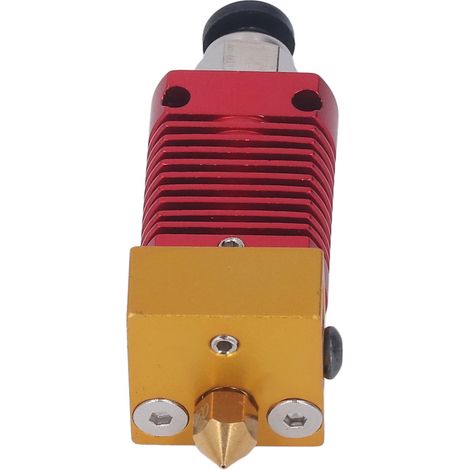 Tête d'impression à extrusion avec buse rouge de 0,4 mm, raccord fileté, accessoire pour imprimante 3D (1/5)