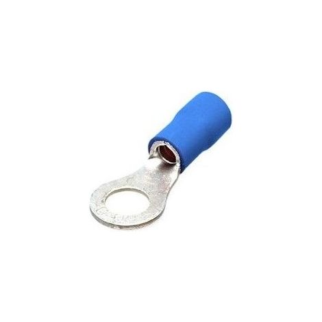 Terminale isolato rotondo 5,3 / 2,5 mm Blu 50 pz