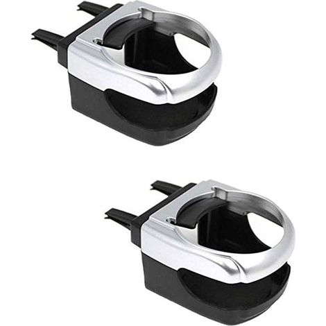 2 pcs Porte-gobelets pour Voiture,Porte Gobelet Voiture Support Boîteille Porte-Boîteille Climatiseur Sortie Porte-gobelet Universel pour SUV/Camions/Auto- (1/3)