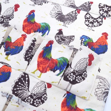Tablier de Collecte d'ufs avec 10 Poches pour Poulet,poulailler et Canard,ufs,ménagère,Ferme,Cuisine,Maison,Travail(modèle adulte) GROOFOO (1/4)