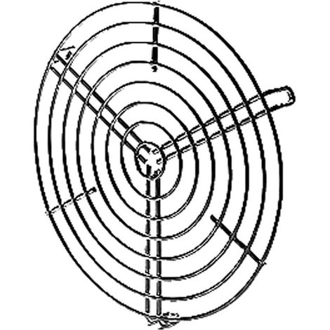 Helios MVS 125 Schutzgitter für Ventilatoren der Baureihe MV 125, Stahl verzinkt