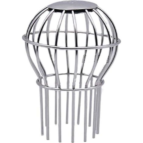 Crépine de Filtre en Acier Inoxydable 304, Arrête Le Blocage des Graines de Feuilles et d'autres Outils de Nettoyage de Gouttièr - 62mm