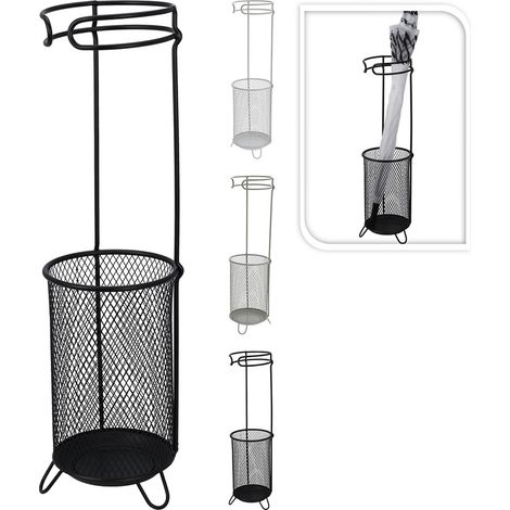 Porte-parapluie Métal Noir Design élégant Et Robuste - Basics
