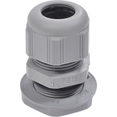 Legrand – Presse étoupe plastique PG16 étanche IP68 – Câble diamètre 10 à 14mm – Filetage PG – Couleur gris RAL 7001 – Serrage hermétique