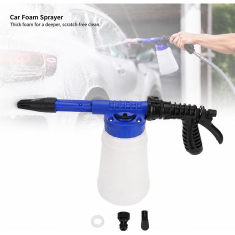 Mousseur Voiture - Pulvérisateur Mousse - Jet Haute Pression pour Lavage Auto, Camion, Bateau - ABS - 340g - Kit Complet (1/5)