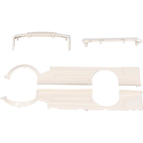 Facile installazione per aggiornamenti di camion RC, kit di modifica in plastica per carrozzeria larga, non richiede forature, plastica ABS di alta qualità, kit carrozzeria di grandi dimensioni.