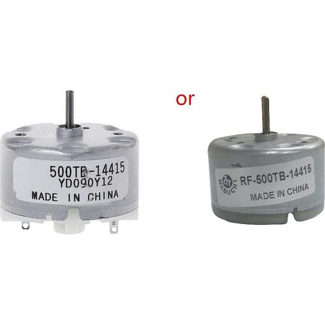 Moteur rotatif RF-500TB-14415 6V, adapté aux systèmes d'alarme/d'éclairage (1/5)