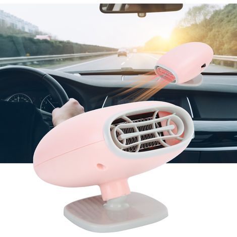 Ventilateur chauffant 150W 12V, Rotation à 360 degrés, dégivreur de pare-brise Portable, allume-cigare pour voiture (1/5)