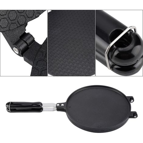 Moule à gaufres antiadhésif pour rouleaux de printemps, rouleaux de printemps et cornets, ustensile de cuisine domestique à gaz, avec plaque de cuisson. (1/5)