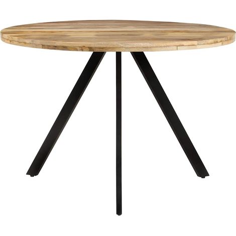 Maison Exclusive - Esstisch 110x75 cm Massivholz Mango (1/5)