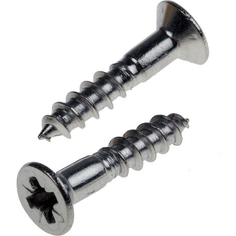 Vis à bois, 4mm, tête Fraisée 20mm, en Acier Inoxydable A2 304 ( Prix pour Boîte de 100 )