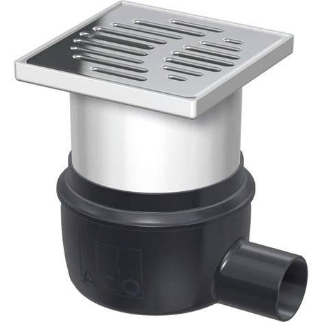 ACO Easy-Flow Bodenablauf DN50/150x150/1,5Grad/1,0l/s Kst/ K3/ Halter./ WS50, 2500.05.77