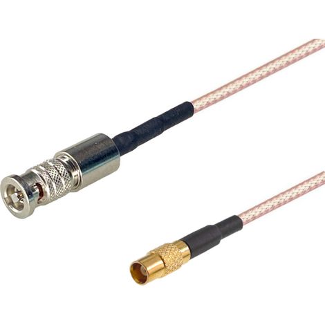 Cavo SDI con connettore mini BNC / presa MCX 75 ohm 50 cm