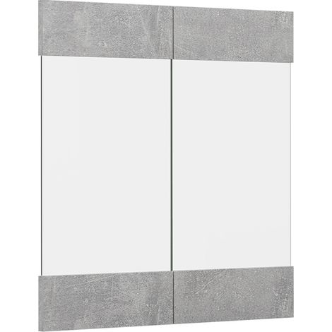 Façade de cuisine R-Line, Béton, 59.2x59cm façade de meuble pour meuble mural vitré, Vicco (1/5)