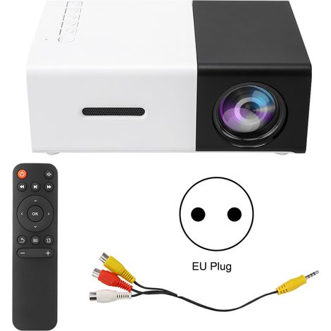 Mini projecteur LED portable YG300 avec interface multifonction pour films, 110-240V EU, outil de cinéma pratique (1/5)