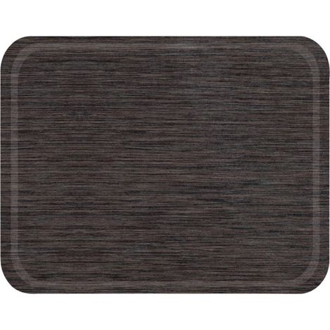 Plateau de service en mélamine Self antidérapant 46x36cm wengé - 460 x 360 x 15 mm - ROLTEX