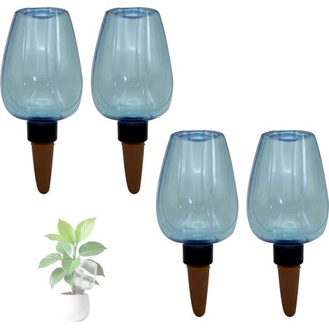 Dispositivi colorati per l'irrigazione delle piante, confezione da 4 - Blu (1/2)