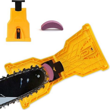 Afilador de cadena para motosierra para carpintería (14-20 pulgadas), piedra de afilar (1/5)
