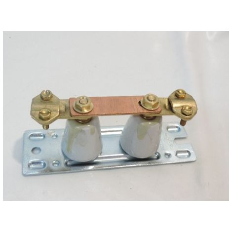 Barrette de coupure porcelaine haute à cosse pour fil terre Ø 12mm max SIB ADR P04388 (1/2)