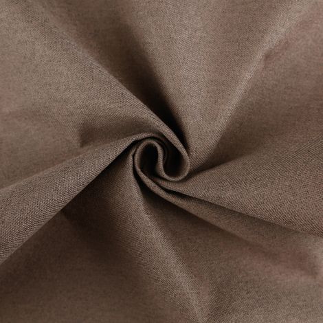 Tissu occultant double face Marron chocolat 140 cm (1/2)