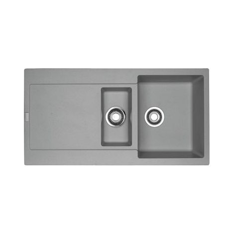 Franke MRG 651. Tipo di lavello: Lavello ad incasso, Forma del lavandino: Rettangolare, Colore del prodotto: Grigio. Larghezza: 970 mm, Altezza: 500 mm - MRG651STONEGREY - 114.0066.682 (1/3)
